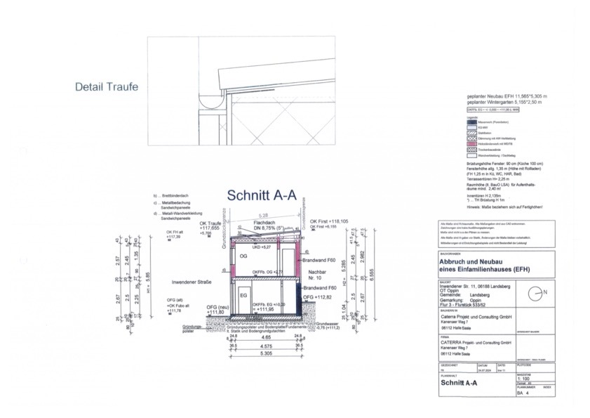 Schnitt A-A