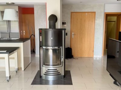 Penthouse in Lieskau  Kamin